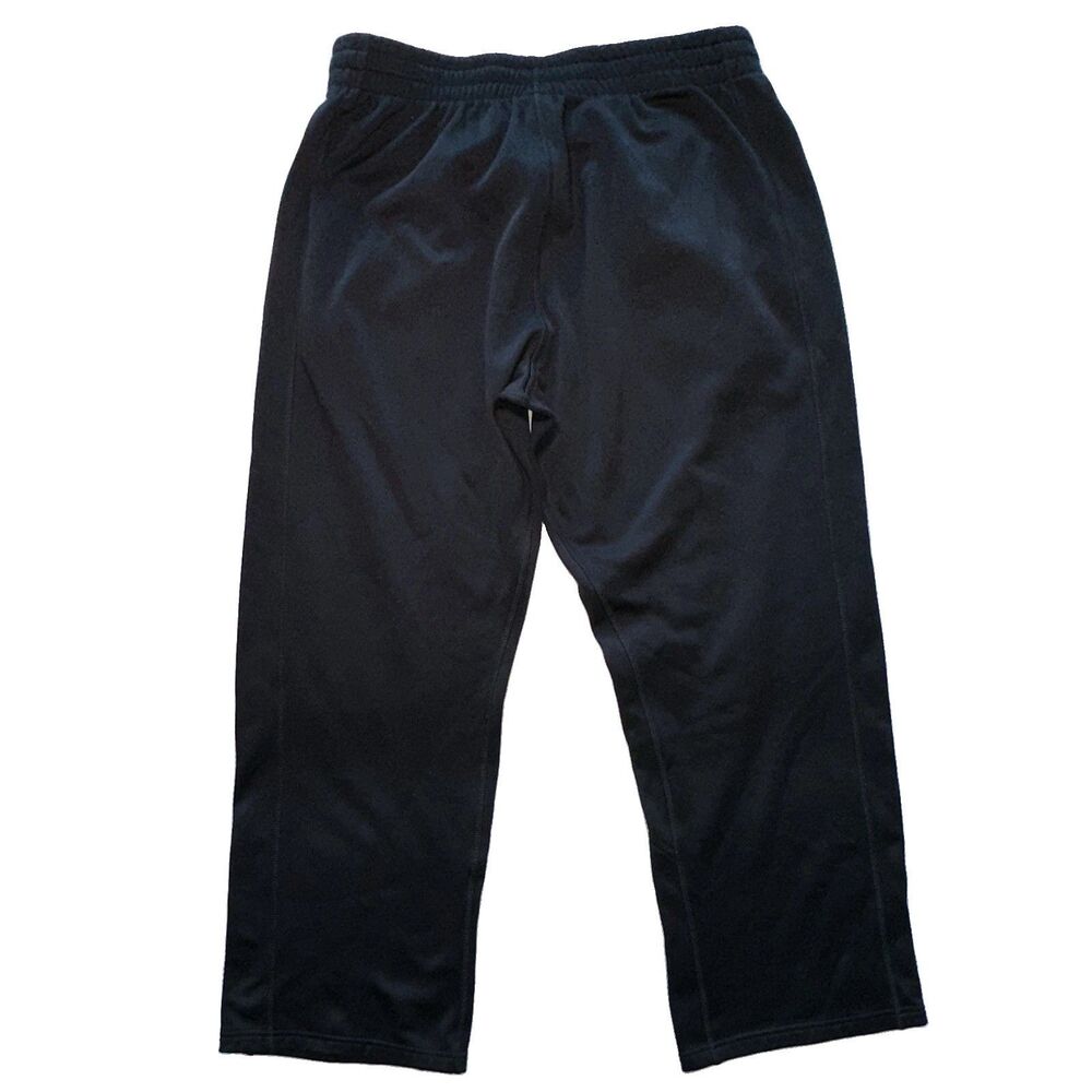 Nike Dri-FIT Men's Black Track Pants Size L Polyester Elastic Waist Drawstring - Picture 6 of 7